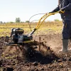 Мотоблок DPT-270X, 7 л.с, дисковое сцепление, ширина 90 см, глубина 35 см, фрез 3 х 4, ВОМ, передачи 2В/1Н Denzel