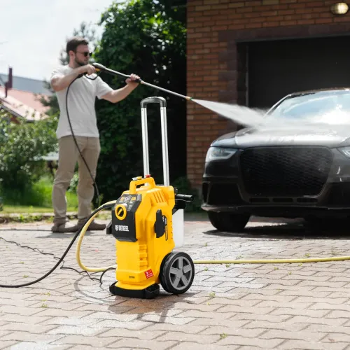 Мойка высокого давления K 50 Power, 2100 Вт, 150 бар, 600 л/ч, асинх. двиг. Denzel
