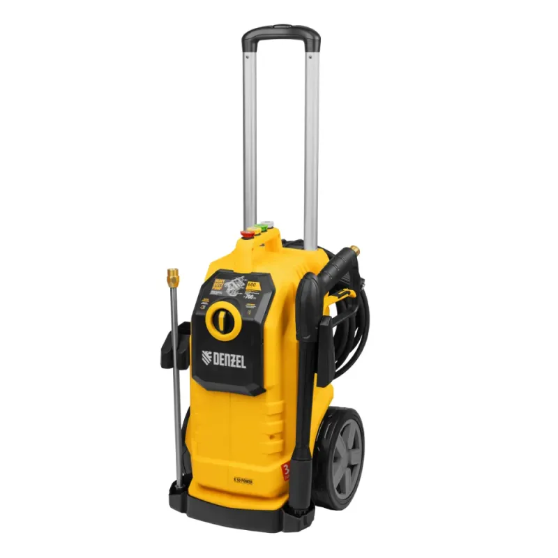 Мойка высокого давления K 50 Power, 2100 Вт, 150 бар, 600 л/ч, асинх. двиг. Denzel