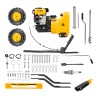 Снегоуборщик бензиновый SB 560, 212 cc, ручной старт Denzel