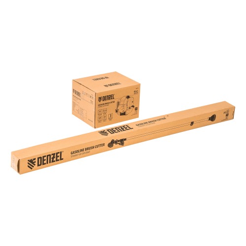 Триммер бензиновый DGT-430, 43см3, 2,5 л.с., неразъемная штанга, состоит из 2 частей Denzel