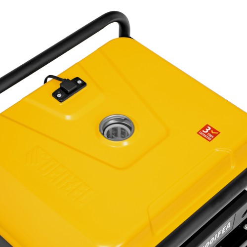 Генератор инверторный GS-7500iFEA, 7,5 кВт, 230 В, открытый корпус, электростартер, ATS DENZEL